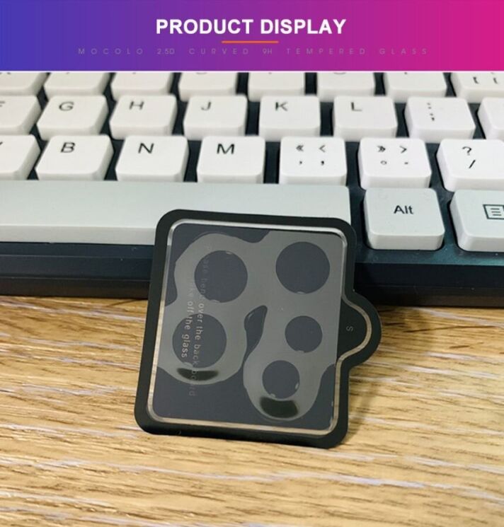 Защитное стекло на камеру MOCOLO Camera Protector для Samsung Galaxy S25 Ultra (S938) - Transparent: фото 9 из 9