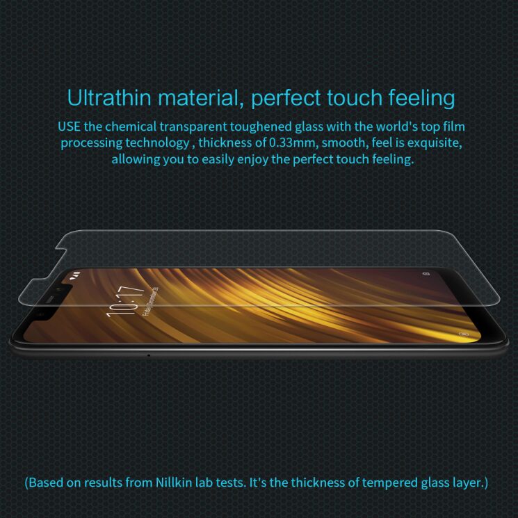 Захисне скло NILLKIN Amazing H для Xiaomi Pocophone F1 - Crystal: фото 5 з 10