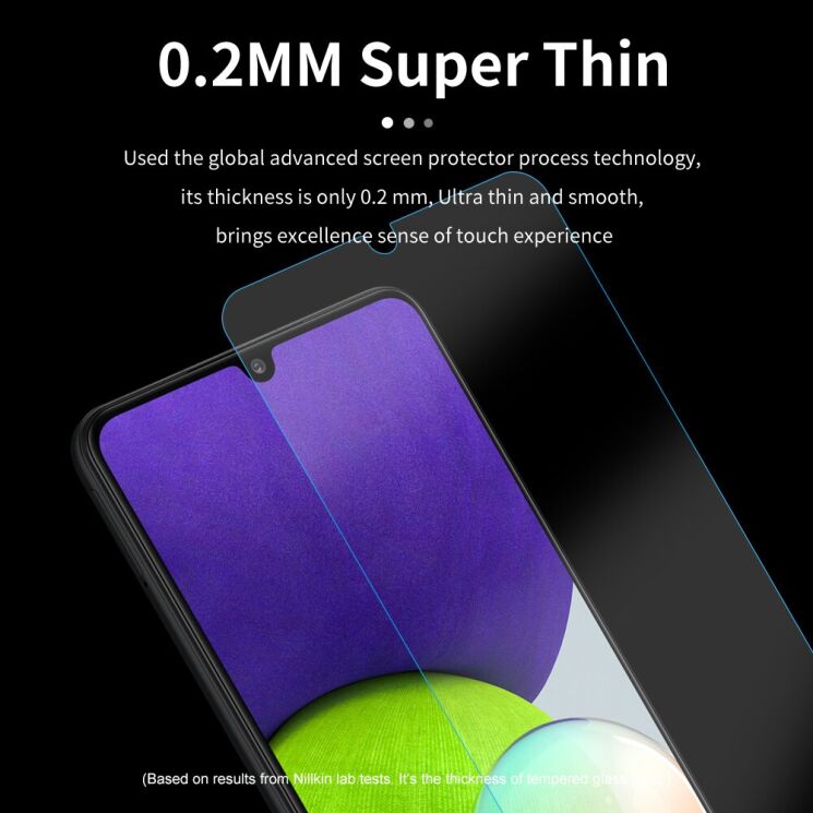 Защитное стекло NILLKIN Amazing H+ Pro для Samsung Galaxy A22 (A225) / M22 (M225) - Transparent: фото 6 из 18