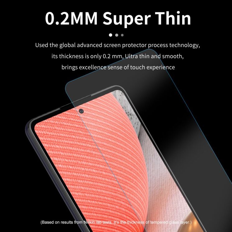 Защитное стекло NILLKIN Amazing H+ Pro для Samsung Galaxy A72 (А725): фото 6 из 19