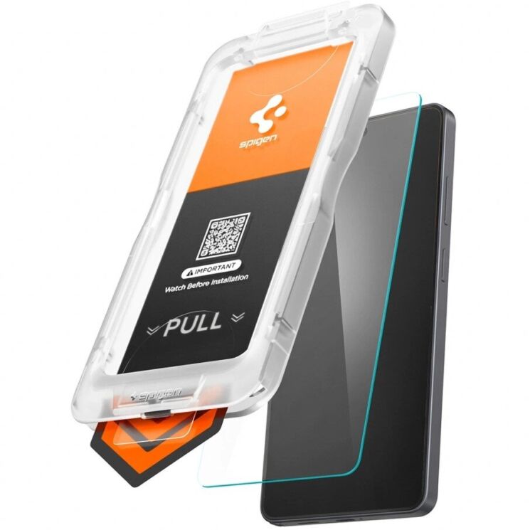 Захисне скло Spigen Glas.tR EZ Fit Pro для Samsung Galaxy S26 (S942) AGL11097: фото 3 з 13