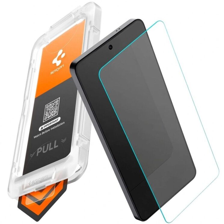 Захисне скло Spigen Glas.tR EZ Fit Pro для Samsung Galaxy S26 (S942) AGL11097: фото 2 з 13
