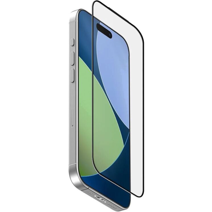 Защитное стекло UNIQ Optix Covex Vivid для iPhone 17 Pro (UNIQ-IP6.3P(2025)-VIVIDCLEAR) - Black: фото 1 из 5