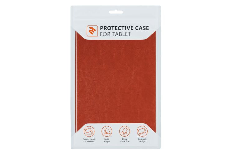 Захисний чохол 2E Basic Retro для Samsung Galaxy Tab S7 (T870/875) / S8 (X700/706) - Brown: фото 5 з 5