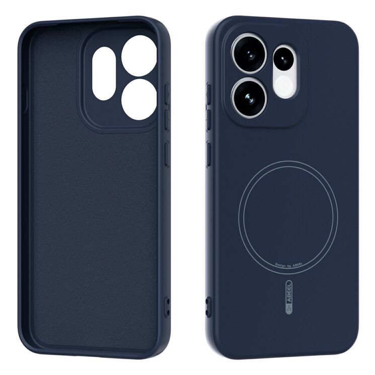 Защитный чехол ABEEL Lyra Skin with MagSafe для OPPO Reno 16 - Dark Blue: фото 1 из 6
