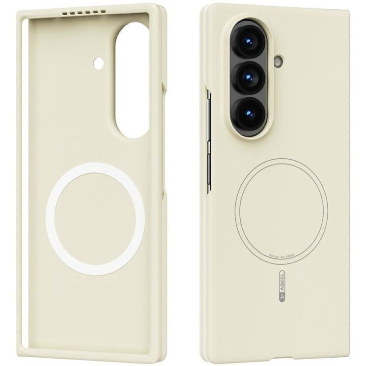 Захисний чохол ABEEL Lyra Skin with MagSafe (FF) для Samsung Galaxy Fold 8 Ultra - Beige (424007E) Захисний чохол ABEEL Lyra Skin with MagSafe (FF) для Samsung Galaxy Fold 8 Ultra - Beige: фото 1 з 9