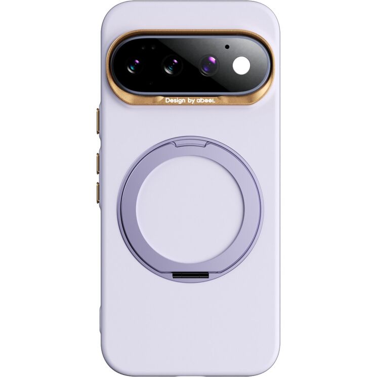 Защитный чехол ABEEL Silk Ring Magnetic для Google Pixel 11 Pro - Lilac Purple: фото 1 из 7