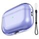 Защитный чехол AHASTYLE Crystal Case для Apple AirPods Pro 2 - Transparent Purple: фото 1 из 7