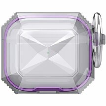Захисний чохол AHASTYLE Dual Color для Apple AirPods 4 - Purple: фото 1 з 8