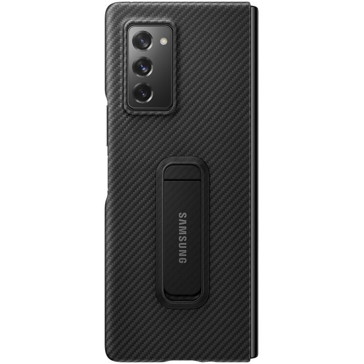 Защитный чехол Aramid Standing Cover для Samsung Galaxy Fold 2 (EF-XF916SBEGRU) - Black: фото 2 из 8