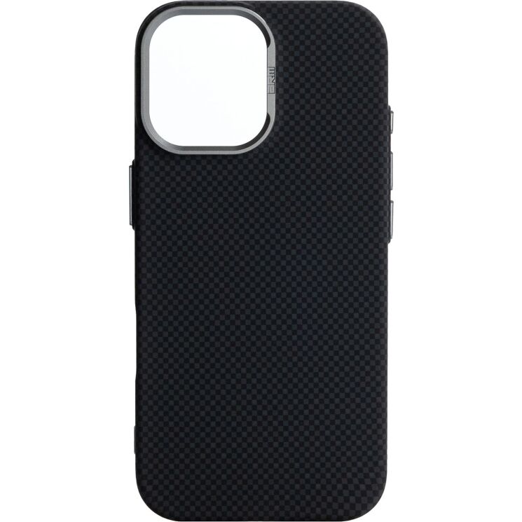 Захисний чохол ArmorStandart LikeCarbon2 MagCase для iPhone 17 - Kevlar Black: фото 1 з 8