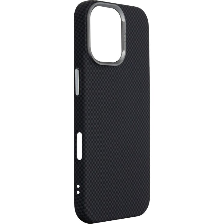 Захисний чохол ArmorStandart LikeCarbon2 MagCase для iPhone 17 - Kevlar Black: фото 3 з 8