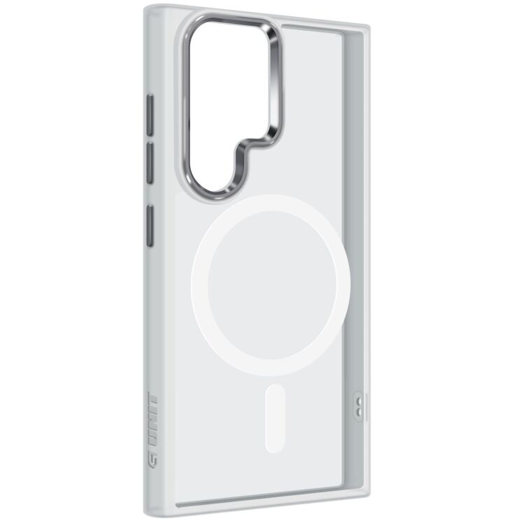 Защитный чехол ArmorStandart Unit MagSafe для Samsung Galaxy S25 Ultra (S938) - Matte Clear Silver: фото 1 из 6