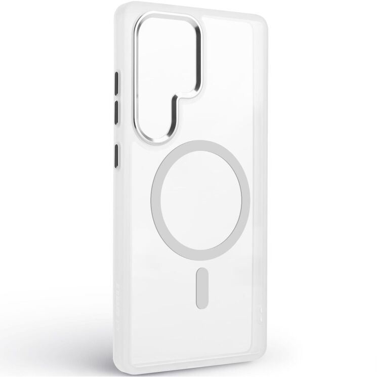 Защитный чехол ArmorStandart Unit MagSafe для Samsung Galaxy S25 Ultra (S938) - Matte Clear Silver: фото 2 из 6