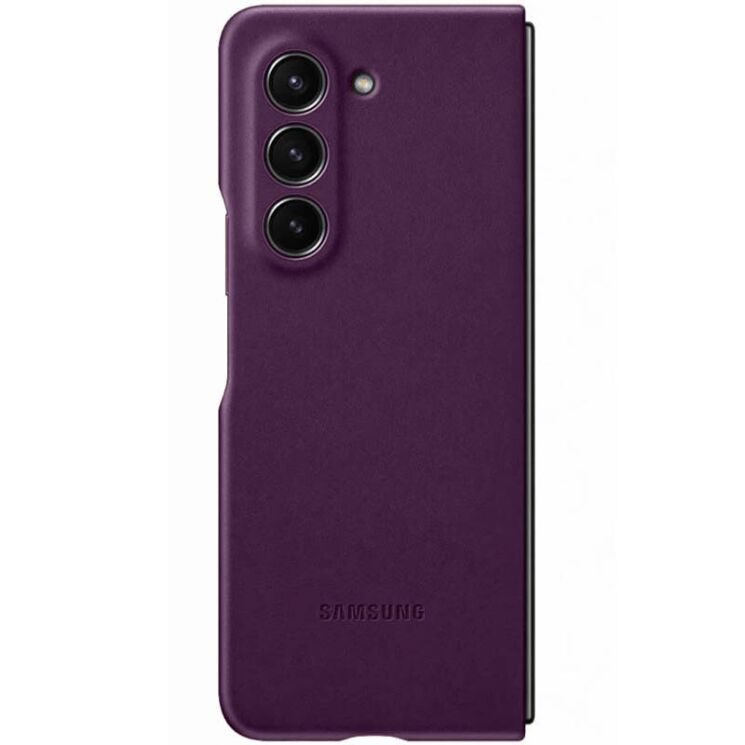 Защитный чехол Copiex Leather Cover (FF) для Samsung Galaxy Fold 5 - Purple: фото 2 из 5