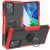 Защитный чехол Deexe Armor Bear для Infinix Note 10 Pro (X695C) - Red: фото 1 из 6