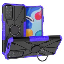 Защитный чехол Deexe Armor Bear для Xiaomi Redmi Note 11 / Note 11s - Purple: фото 1 из 10