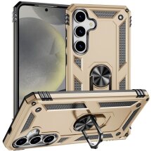 Защитный чехол Deexe Armor Case для Samsung Galaxy S25 (S931) - Gold: фото 1 из 7