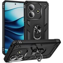 Защитный чехол Deexe Armor Case для Xiaomi Redmi Note 14 5G - Black: фото 1 из 7