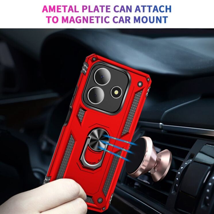 Защитный чехол Deexe Armor Case для Xiaomi Redmi Note 14 5G - Black: фото 3 из 7