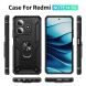 Защитный чехол Deexe Armor Case для Xiaomi Redmi Note 14 5G - Black (379404B). Фото 2 из 7