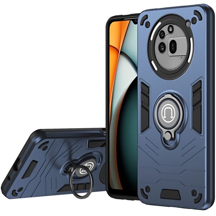 Защитный чехол Deexe Armor Mag для Nothing Phone (3a) Pro - Blue: фото 1 из 7