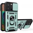 Защитный чехол Deexe Armor Shield для Apple iPhone 15 Pro Max - Green (329248G)