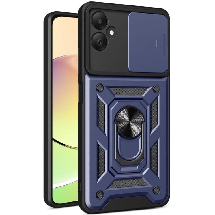 Захисний чохол Deexe Armor Shield для Samsung Galaxy A05 (A055) - Blue: фото 1 з 7