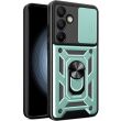 Защитный чехол Deexe Armor Shield для Samsung Galaxy S24 FE (S721) - Green (367519G)