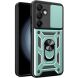 Защитный чехол Deexe Armor Shield для Samsung Galaxy S24 FE (S721) - Green (367519G). Фото 1 из 9