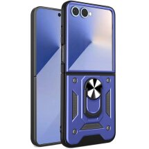 Защитный чехол Deexe Armor Shield (FF) для Samsung Galaxy Flip 7 - Blue: фото 1 из 10