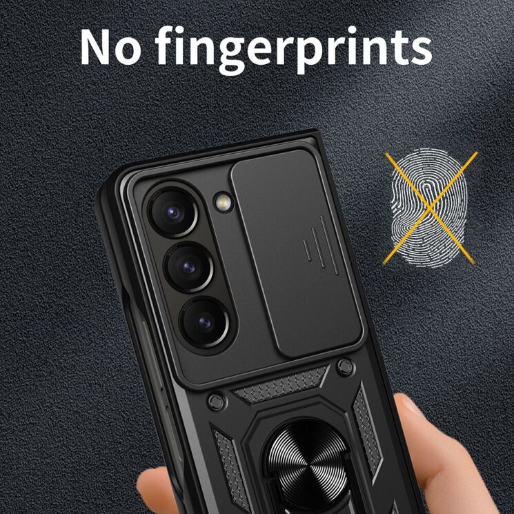 Захисний чохол Deexe Armor Shield (FF) для Samsung Galaxy Fold 7 - Black: фото 8 з 11