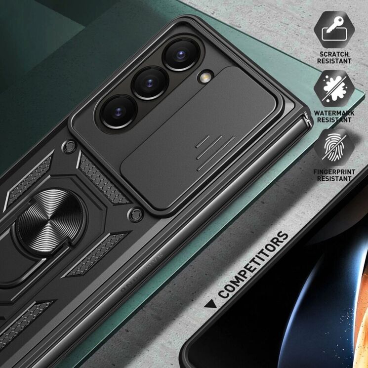Захисний чохол Deexe Armor Shield (FF) для Samsung Galaxy Fold 7 - Black: фото 7 з 11