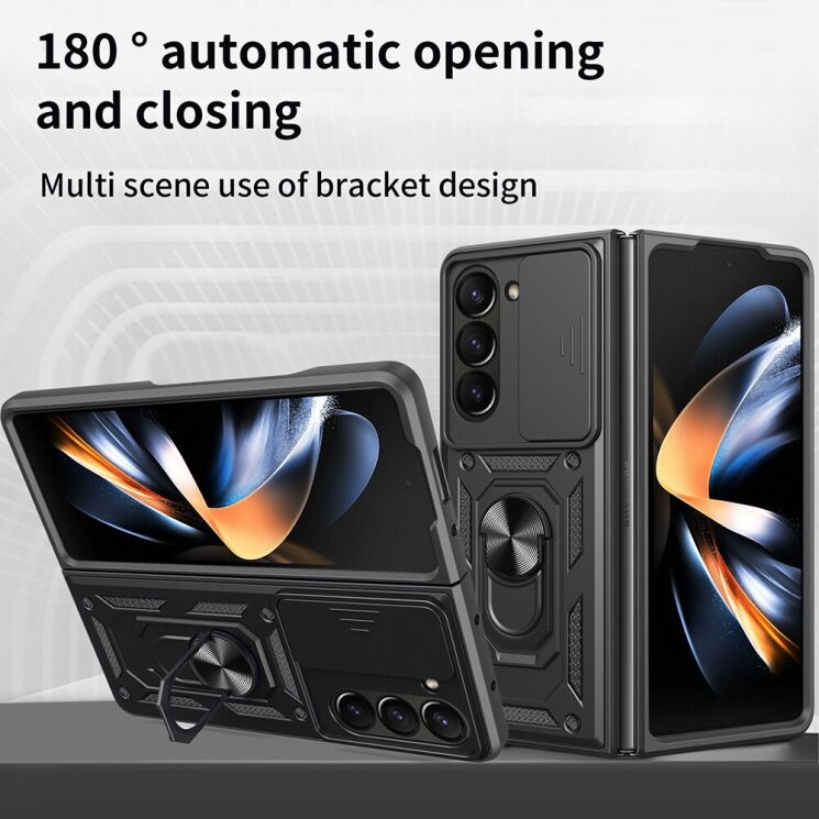 Захисний чохол Deexe Armor Shield (FF) для Samsung Galaxy Fold 7 - Black: фото 3 з 11