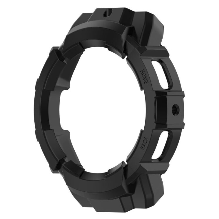 Защитный чехол Deexe Armour Frame для Samsung Galaxy Watch 4 / 5 (44mm) - Black: фото 3 из 6