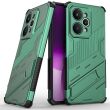 Защитный чехол с подставкой Deexe Bibercas для Realme 15 Pro - Green (402005G)