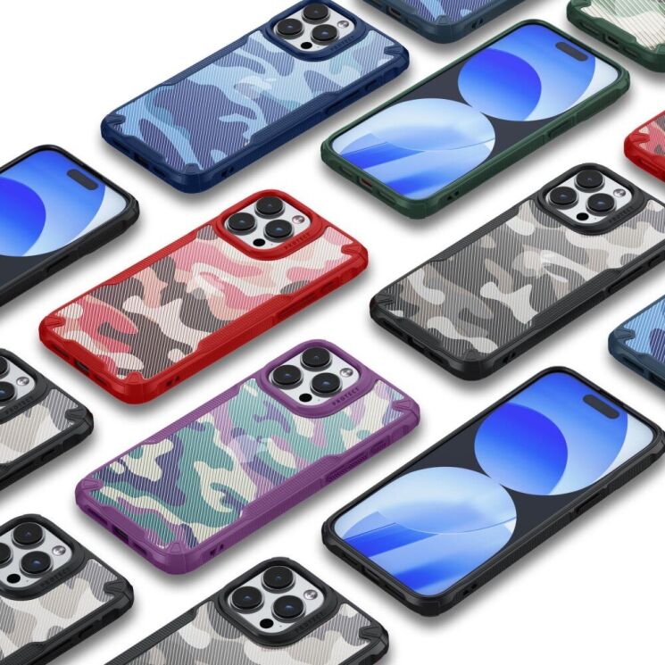 Защитный чехол Deexe Camo Case для Apple iPhone 15 - Purple: фото 8 из 8