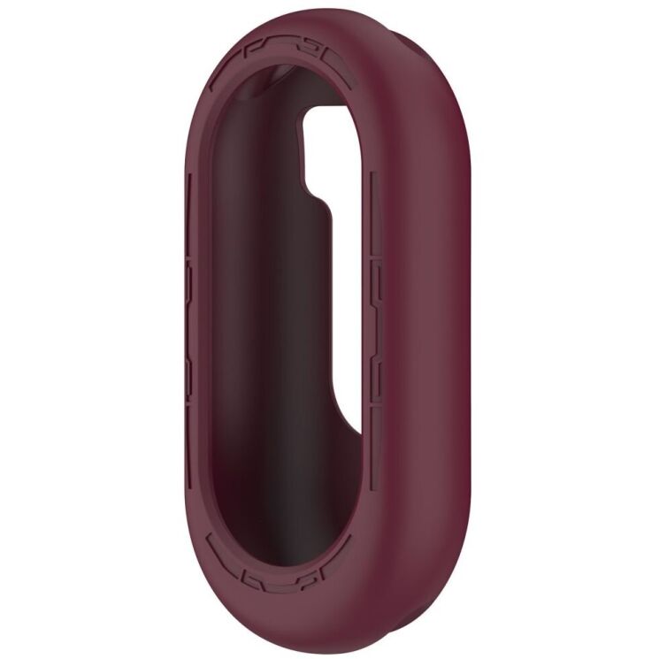 Защитный чехол Deexe Color Frame для Xiaomi Mi Smart Band 9 - Wine Red: фото 2 из 8
