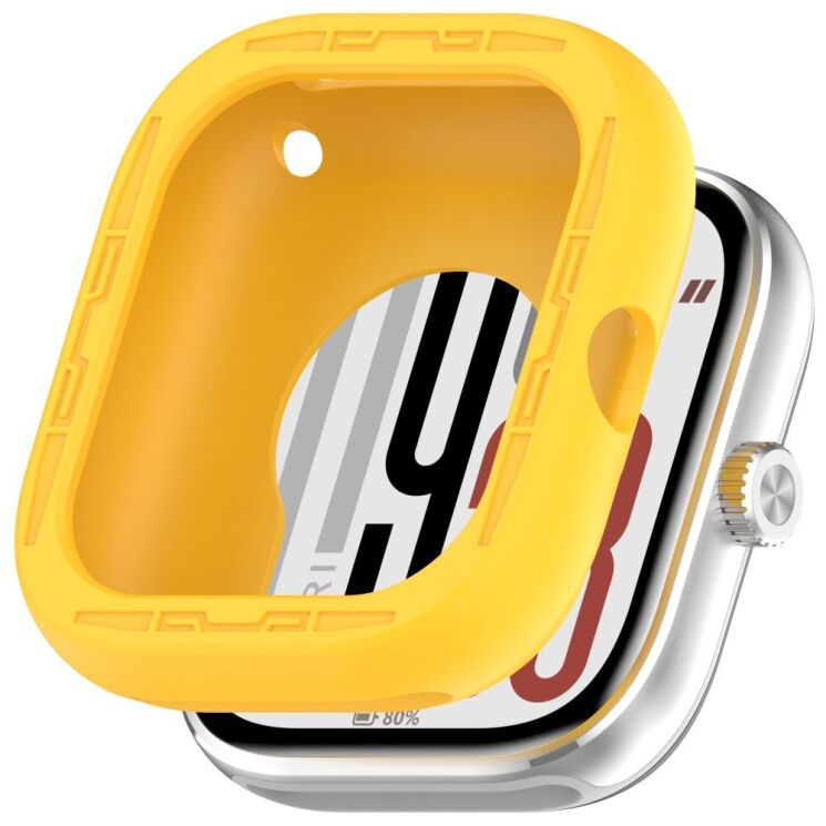 Защитный чехол Deexe Color Frame для Xiaomi Redmi Watch 5 - Yellow: фото 1 из 8