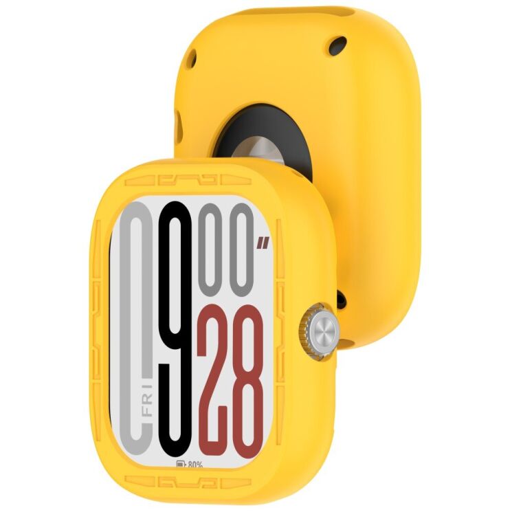 Защитный чехол Deexe Color Frame для Xiaomi Redmi Watch 5 - Yellow: фото 3 из 8