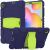 Защитный чехол Deexe Color Kickstand для Samsung Galaxy Tab S6 lite / S6 Lite (2022/2024) - Navy Blue / Lime: фото 1 из 10