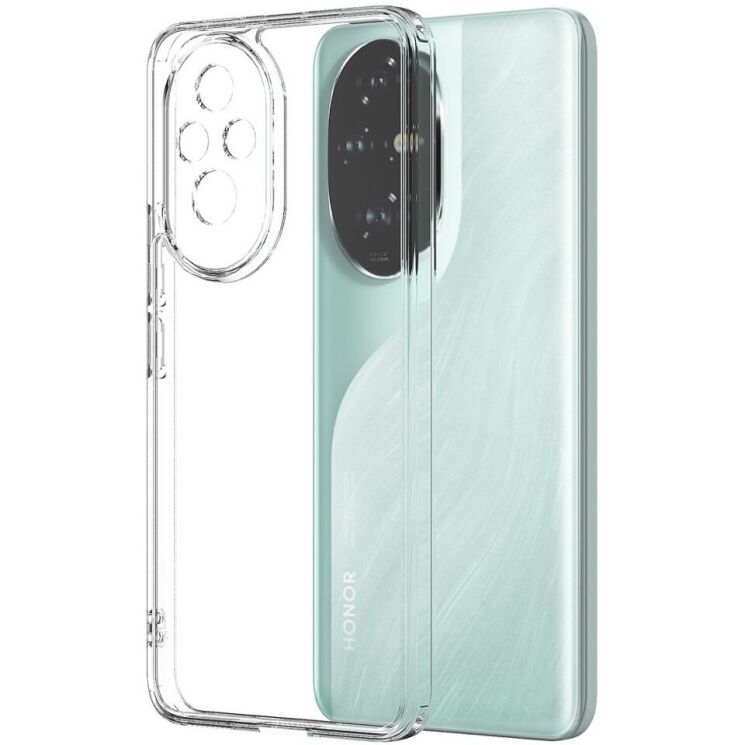 Захисний чохол Deexe Crystal Hybrid для Honor 200 - Transparent: фото 2 з 7