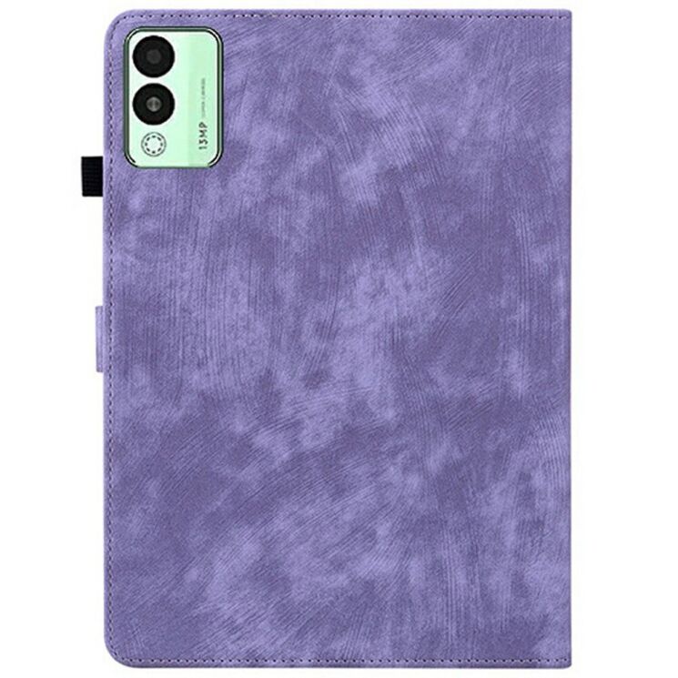 Защитный чехол Deexe Cute Tiger для TECNO Megapad 11 - Purple: фото 6 из 7