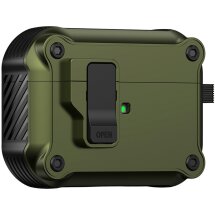 Защитный чехол Deexe Defender Armor для Apple AirPods Pro 3 - Army Green: фото 1 из 9