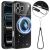 Захисний чохол Deexe Glitter Case with MagSafe для iPhone 18 Pro / 17 Pro - Black: фото 1 з 7