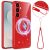 Защитный чехол Deexe Glitter Case with MagSafe для Samsung Galaxy S25 (S931) / Galaxy S24 (S921) - Red: фото 1 из 7