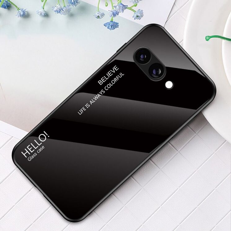 Захисний чохол Deexe Gradient Color для Google Pixel 9a - Black: фото 2 з 15