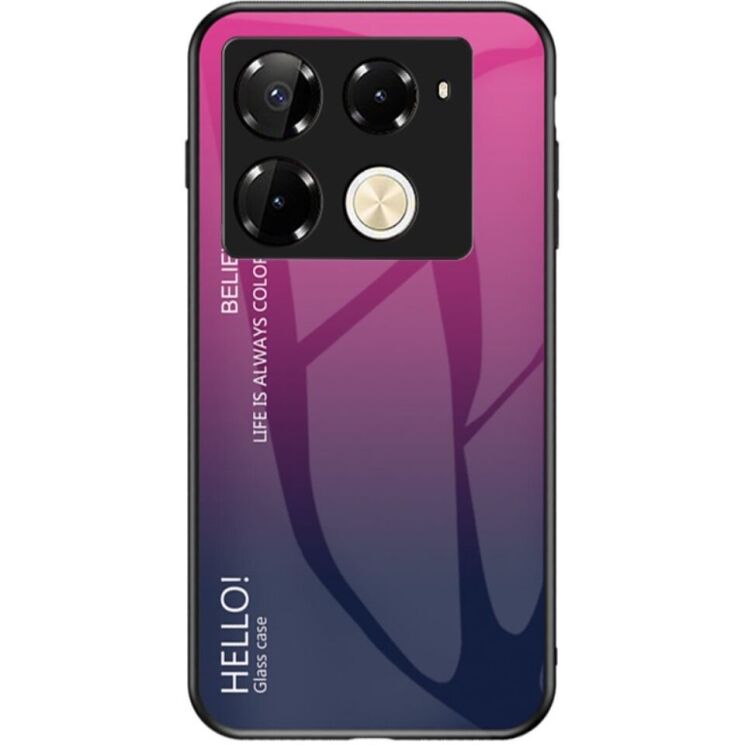 Защитный чехол Deexe Gradient Color для Infinix Note 40 Pro - Rose: фото 1 из 7