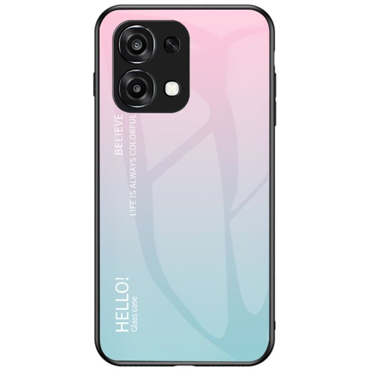 Захисний чохол Deexe Gradient Color для OPPO A6 / A6 Pro - Pink / Blue: фото 1 з 7