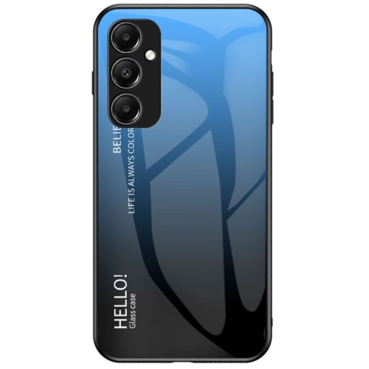 Защитный чехол Deexe Gradient Color для Samsung Galaxy A05s (A057) - Black / Blue: фото 1 из 10